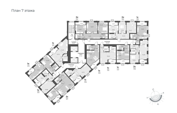 
  Продается студия 29.54 м², в ЖК Рафинад, дом 1. Фото 1.