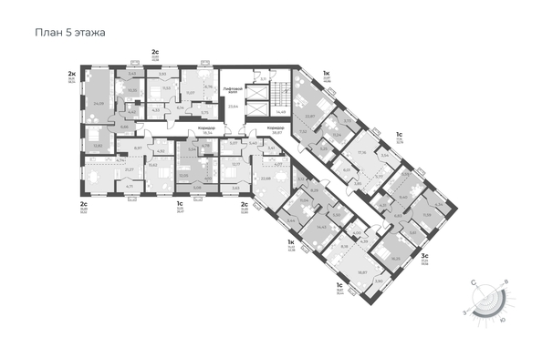 
  Продается студия 31.55 м², в ЖК Рафинад, дом 2. Фото 1.