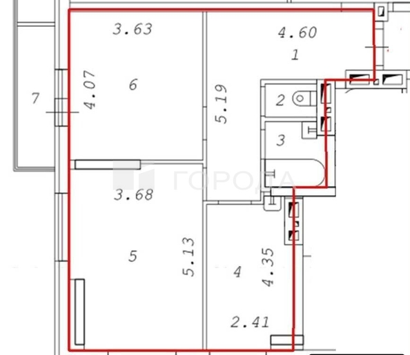 
  Продается 2-комн. квартира 63 м², в ЖК Расцветай на Зорге, дом 3. Фото 18.