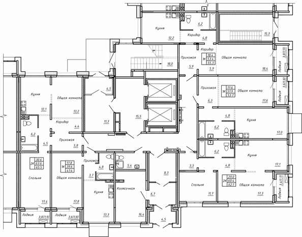
  Продается 2-комн. квартира 65.5 м², в ЖК Гренландия, Лес дом №5. Фото 1.