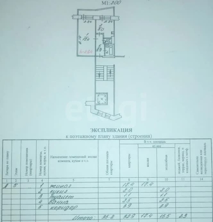 
  Продается 1-комн. квартира 33 м². Фото 1.