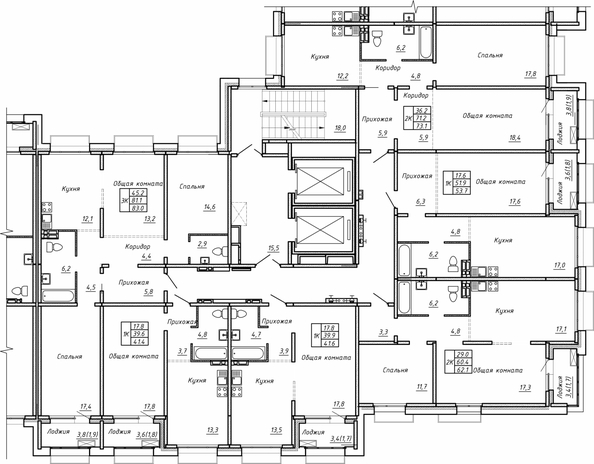 
  Продается 1-комн. квартира 53.7 м², в ЖК Гренландия, Лес дом №5. Фото 1.