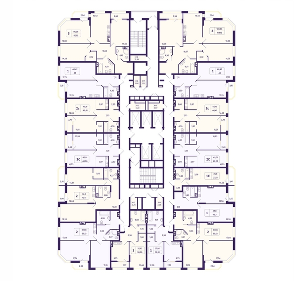 
  Продается 1-комн. квартира 39.31 м², в ЖК Астон. Шесть звёзд, 2. Фото 1.