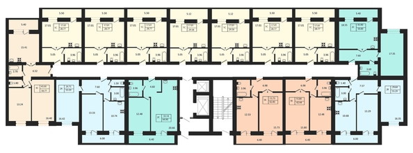 
  Продается 2-комн. квартира 55.59 м², в ЖК Дивногорский, дом 43. Фото 1.