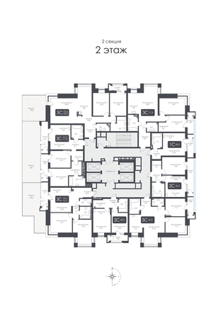 
  Продается 3-комн. квартира 75.7 м², в ЖК СИТИ ТАУЭРС, дом 2. Фото 37.