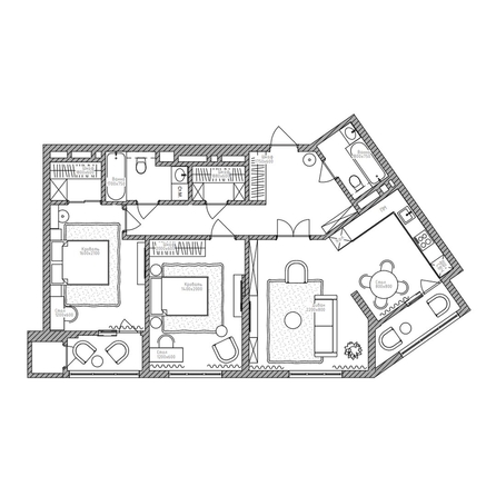 
  Продается 3-комн. квартира 95.6 м², в ЖК Беринг, дом 2. Фото 4.