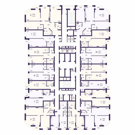 
  Продается 1-комн. квартира 46.41 м², в ЖК Астон. Шесть звёзд, 1. Фото 1.