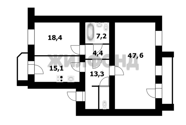 
  Продается 3-комн. квартира 109.8 м². Фото 24.