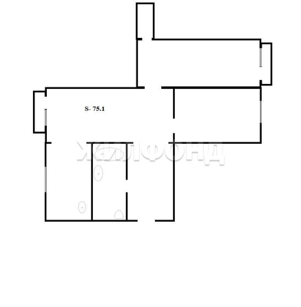 
  Продается 3-комн. квартира 75.1 м². Фото 12.