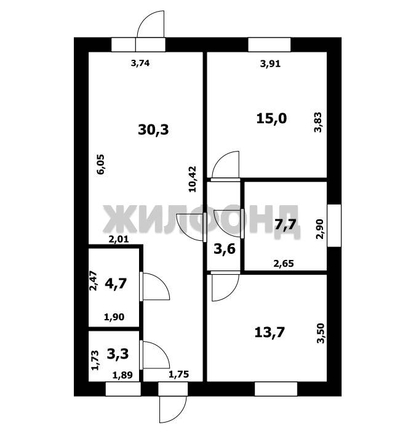 
  Продается дом 82.3 м². Фото 17.