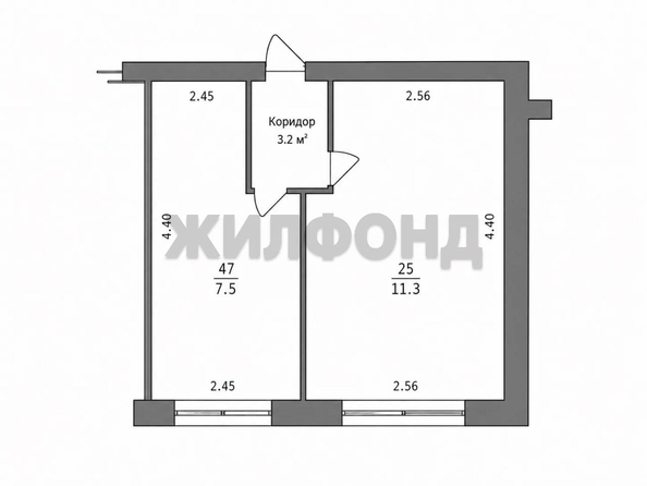
  Продается комната 22 м². Фото 11.