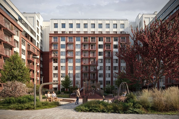 
  Продается 1-комн. квартира 46.5 м², в ЖК 1956 на улице Станиславского. Фото 2.