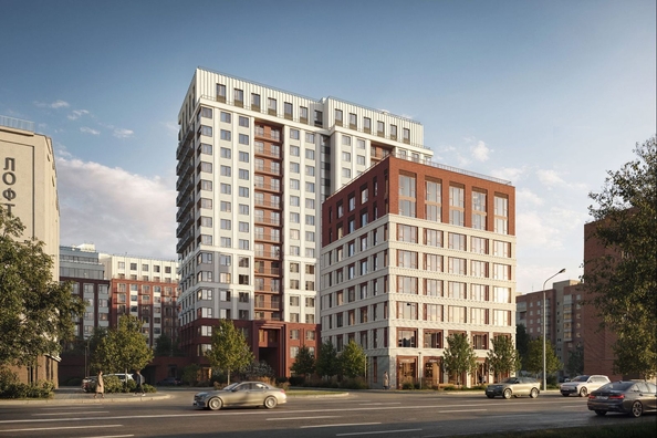 
  Продается 1-комн. квартира 38.8 м², в ЖК 1956 на улице Станиславского. Фото 1.