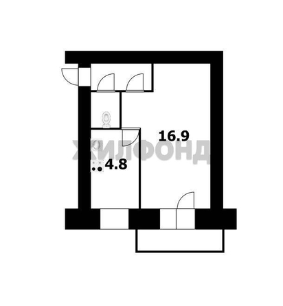 
  Продается 1-комн. квартира 26.3 м². Фото 2.
