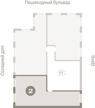 
  Продается 2-комн. квартира 77.83 м², в ЖК Пшеница, дом 2.1. Фото 2.
