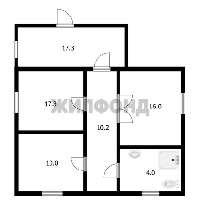 
  Продается дом 72.8 м². Фото 11.