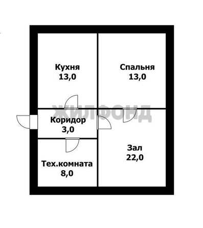 
  Продается дом 59 м². Фото 9.