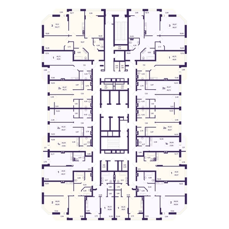 
  Продается 1-комн. квартира 46.57 м², в ЖК Астон. Шесть звёзд, 1. Фото 1.