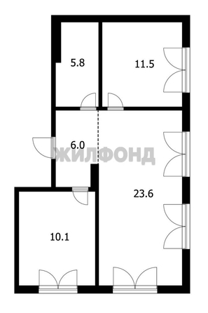 
  Продается 2-комн. квартира 56 м², в  Кварталы Немировича, 1 очередь. Фото 21.