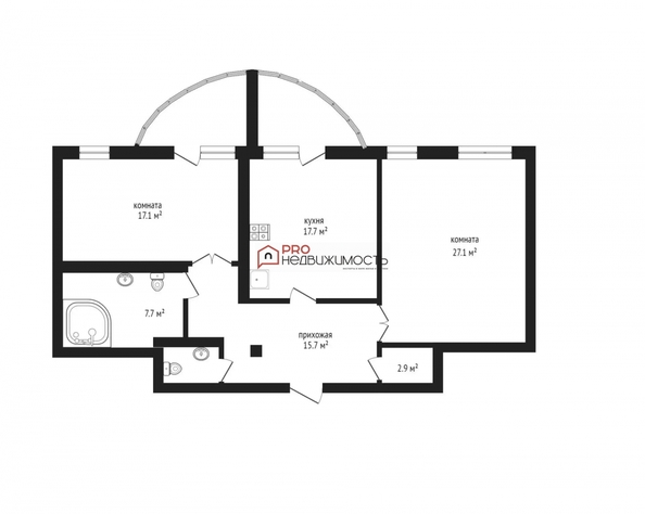 
  Сдается 2-комн. квартира 89 м². Фото 23.