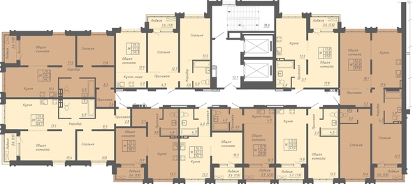 
  Продается 1-комн. квартира 41.6 м², в ЖК Гильдия. Фото 1.