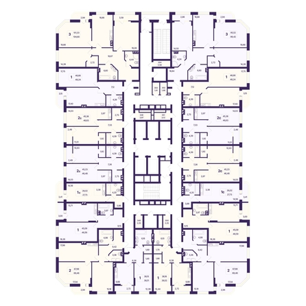 
  Продается 1-комн. квартира 46.63 м², в ЖК Астон. Шесть звёзд, 1. Фото 1.
