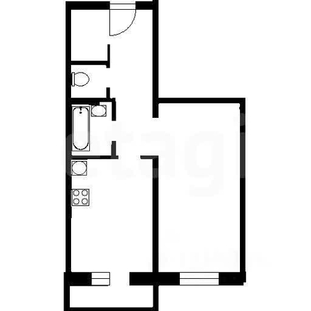 
  Продается 1-комн. квартира 43 м². Фото 4.