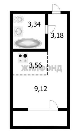 
  Продается студия 19.3 м². Фото 14.