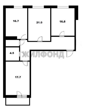 
  Продается 3-комн. квартира 98.3 м². Фото 2.
