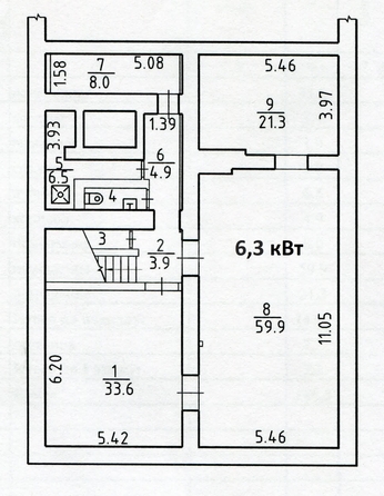 
  Продается универсальное помещение 148.3 м². Фото 22.