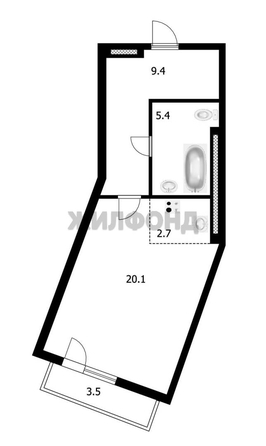 
  Продается студия 36.9 м². Фото 10.
