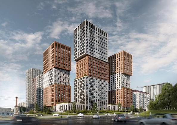 
  Продается 3-комн. квартира 59.7 м², в ЖК Лемонт, башня Маре. Фото 1.