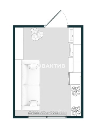 
   Продам комнату, 12 м², Пархоменко ул, 14А

. Фото 2.