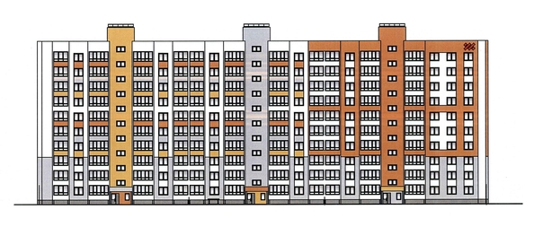 
   Продам 2-комнатную, 50.9 м², Кольца, дом 12а

. Фото 8.