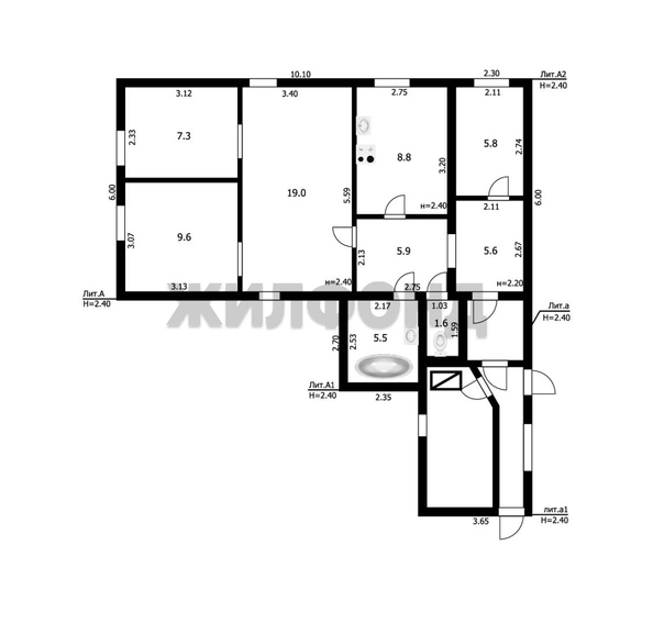 
   Продам дом, 69.1 м², Криводановка село

. Фото 18.