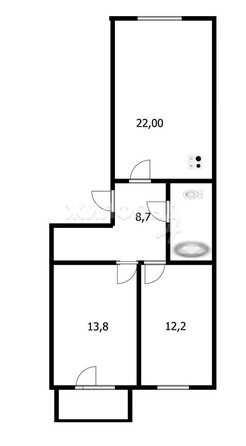 
   Продам 3-комнатную, 61.5 м², Воскресная ул, 56

. Фото 25.