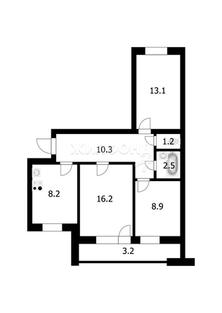 
   Продам 3-комнатную, 63.6 м², Бориса Богаткова ул, 194/7

. Фото 16.