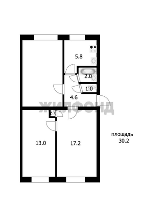 
   Продам комнату, 27 м², Ползунова ул, 3а

. Фото 7.