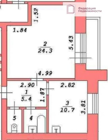 
   Продам 1-комнатную, 45.4 м², Тюленина ул, 12

. Фото 14.