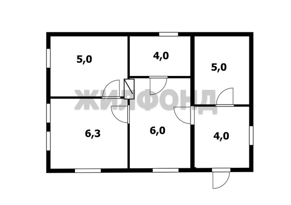 
   Продам дом, 30.3 м², Новосибирск

. Фото 6.