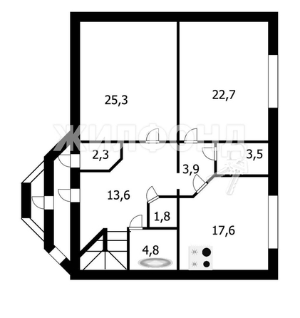 
   Продам дом, 200 м², Боровое

. Фото 14.