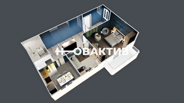 
   Продам 2-комнатную, 50 м², В. Высоцкого ул, 50/3

. Фото 27.