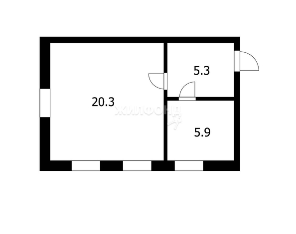 
   Продам 1-комнатную, 31.5 м², Маяковского ул, 12

. Фото 2.