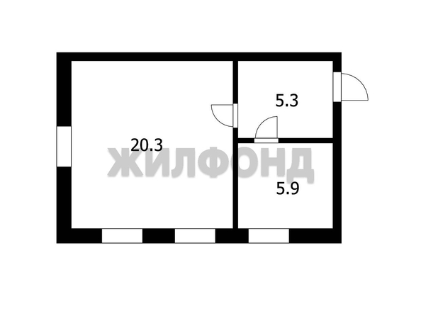 
   Продам 1-комнатную, 31.5 м², Маяковского ул, 12

. Фото 5.