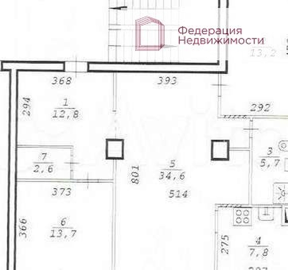 
   Продам 4-комнатную, 90 м², Железнодорожная ул, 11

. Фото 1.