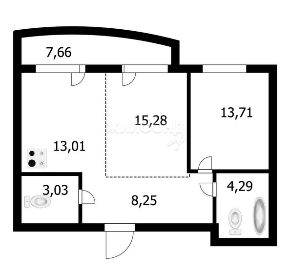 
   Продам 2-комнатную, 65 м², Дуси Ковальчук ул, 248/1

. Фото 17.