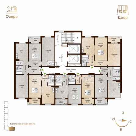 
   Продам 1-комнатную, 33.7 м², Новый горизонт, дом 4

. Фото 2.