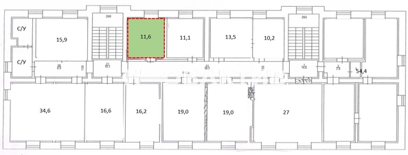 
   Продам офис, 11.6 м², Серебренниковская ул, 13

. Фото 1.