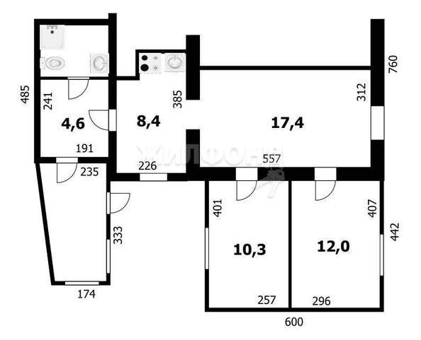 
   Продам дом, 59.2 м², Новосибирск

. Фото 29.