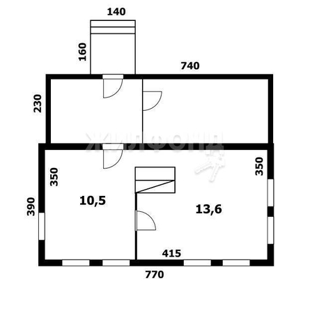 
   Продам дом, 24.1 м², Новосибирск

. Фото 9.